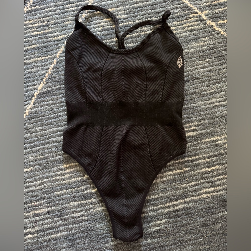 FP Movement Black Activewear Bodysuit